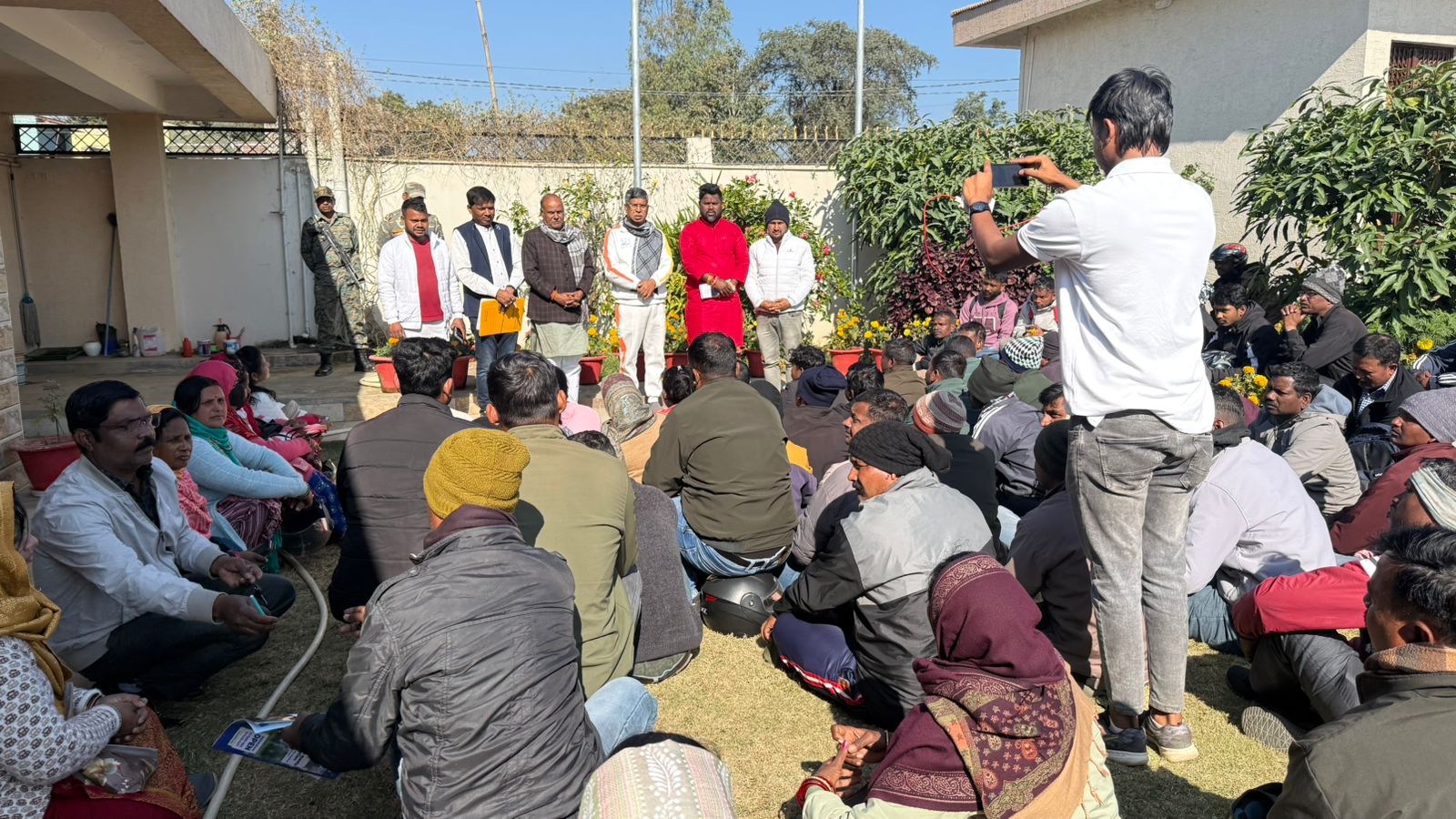 सीआईपी कांके के 156 सुरक्षा कर्मियों की सेवा बचाने का होगा प्रयास: आदित्य साहू