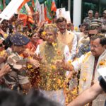 भाजपा के राष्ट्रीय अध्यक्ष नितिन नवीन का रांची एयरपोर्ट आगमन पर प्रदेश अध्यक्ष आदित्य साहू सहित पार्टी के अन्य वरीय नेताओं द्वारा भव्य स्वागत