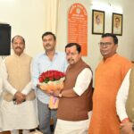 नितिन नबीन से मिले आजसू प्रमुख सुदेश महतो