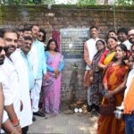 संजय सेठ  ने किया श्रमिकों के लिए बनने वाले श्रमिक शेड के निर्माण कार्य का शिलान्यास