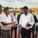डूरंड कप फुटबॉल टूर्नामेंट-2026 की तैयारियों को लेकर उपायुक्त रांची ने संबंधित पदाधिकारियों के साथ किया मोरहाबादी स्थित फुटबॉल स्टेडियम का निरीक्षण