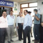 RIMS निदेशक ने यूरोलॉजी एवं नेफ्रोलॉजी विभाग का किया औचक निरीक्षण